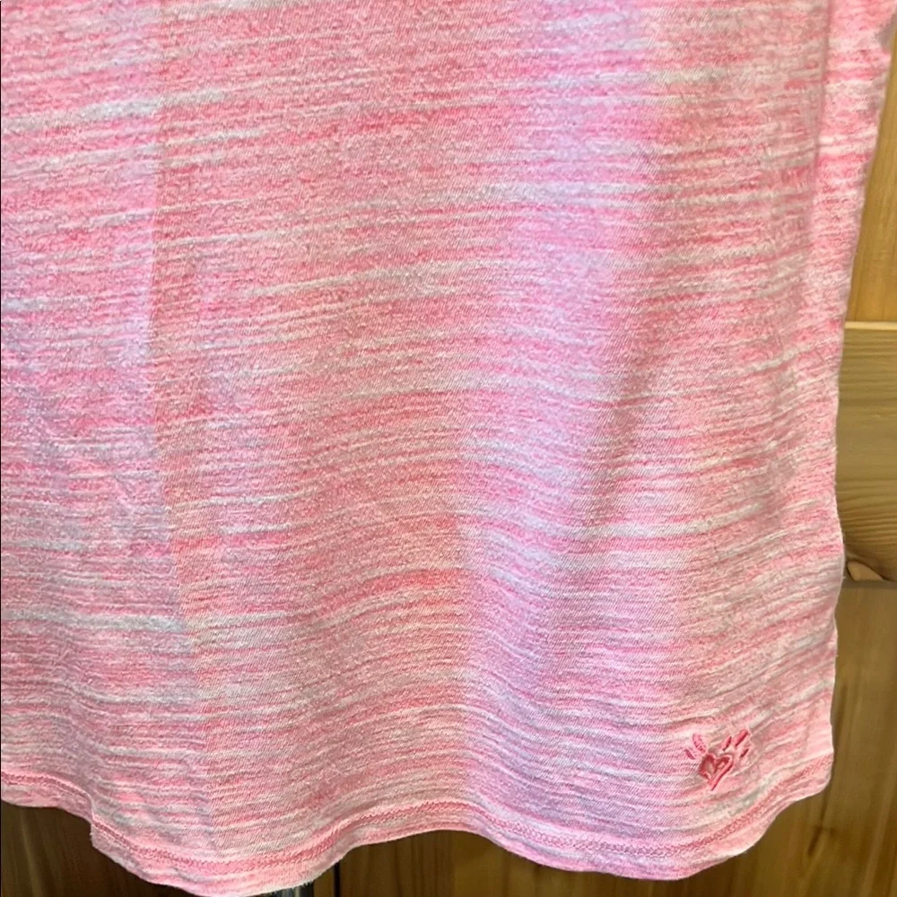 Justice Light Pink V-Neck Short Sleeve Tee